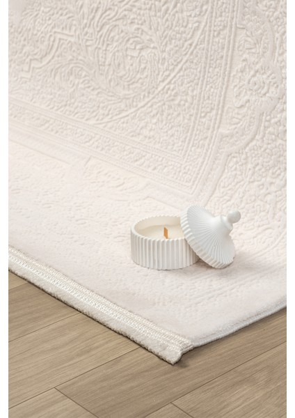 Diva Krem Halı Akrilik Halı Yumuşak Dokulu Salon Oturma Odası Yatak Odası Halısı 0277 indirimleri