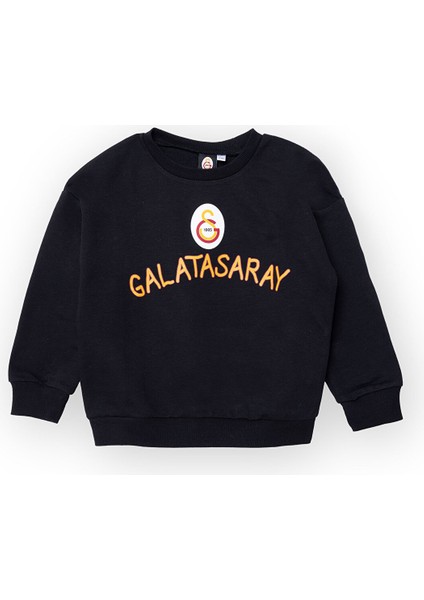 Erkek Bebek Sweatshirt Galatasaray Bisiklet Yaka Uzun Kol