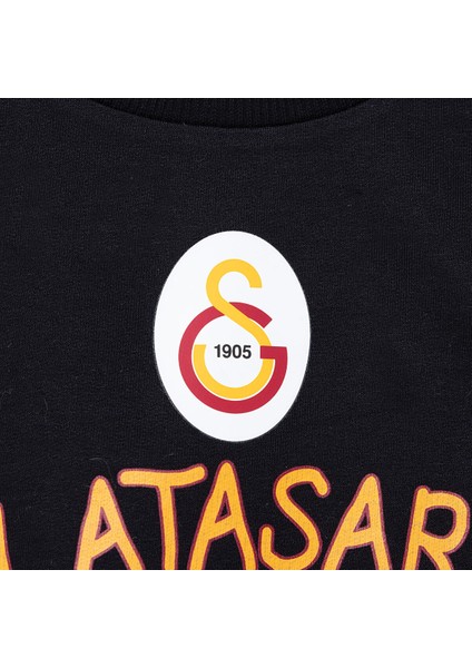 Erkek Bebek Sweatshirt Galatasaray Bisiklet Yaka Uzun Kol modelleri