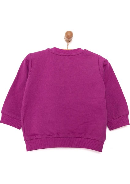 Basic Kız Az Şardonlu Eiffel Kulesi Baskılı Sweatshirt Kız Bebek fiyatları