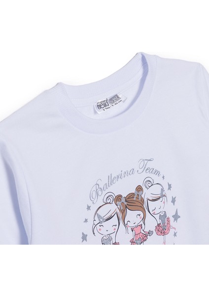 Kız Bebek Sweatshirt Bisiklet Yaka Uzun Kol modelleri