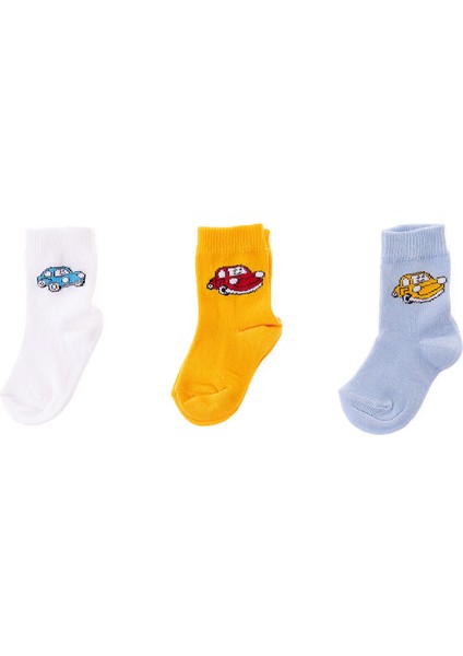 Erkek Bebek 3lü Soket Çorap
