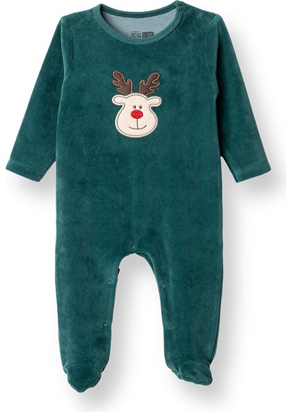 Yenidoğan Kadife Patikli Tulum