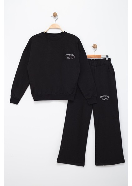 Kız Çocuk Oversize 2 Iplik Cepli Eşofman Takımı fiyatları