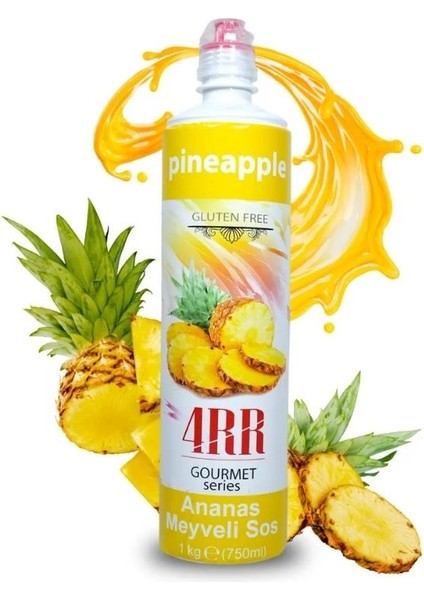 4rr Ananas Meyveli Içecek Karışımı – Doğal, Katkısız, Tropikal Lezzet, 750 ml