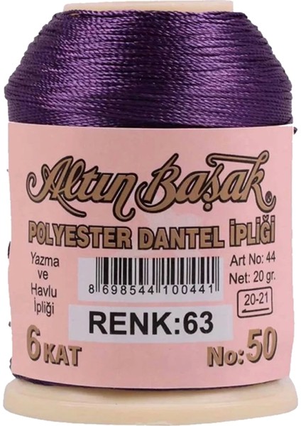 3 Adet Altınbaşak Oya ve Dantel Ipi 20 gr - - No: 063 modelleri