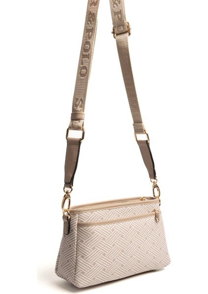 Bej - Kum SP1184 Kadın Çapraz Çanta fırsatları