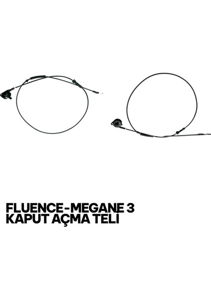 Fluence - Megane 3 Kaput Açma Teli