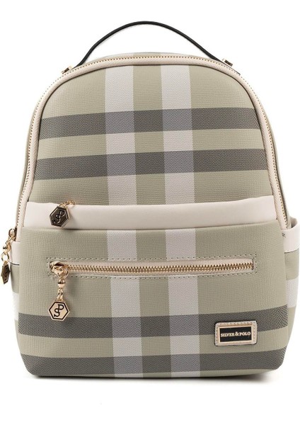 A.yeşil - Kemik SP1061 Kadın Sırt Çantası