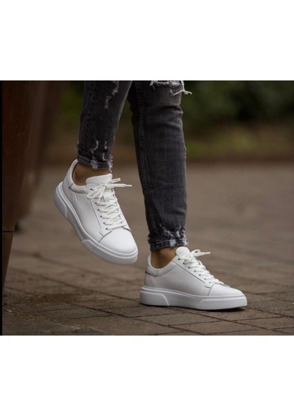 Taşpınar %100 Hakiki Deri Ortopedik Yazlık Hafif Erkek Rahat Günlük Büyük Numara Sneaker 38-47