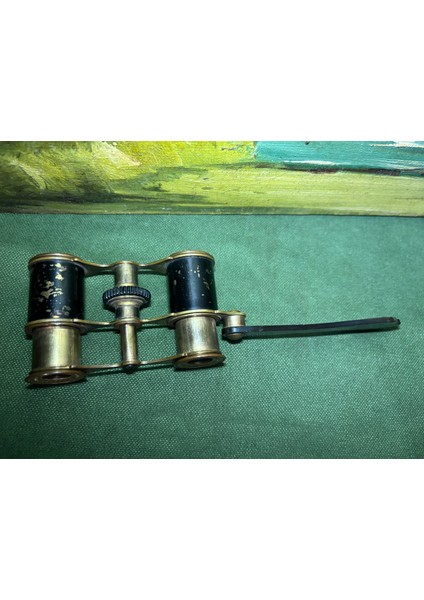 Fransız Pirinç Opera Dürbünü 9 cm 5,5 cm 2,5 cm Ölçülerinde fırsatları