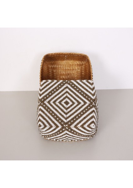 Mylamp Bali Mocha Boncuklu Bambu Saklama Kutusu L fırsatları