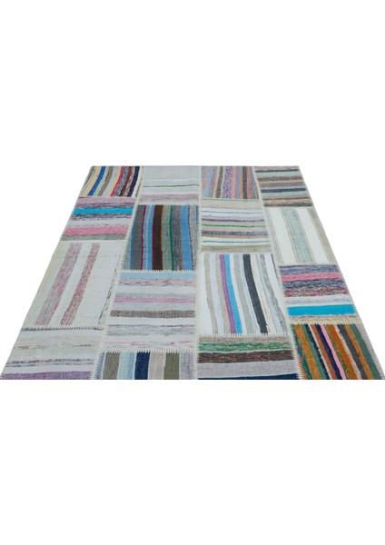 Iskece Bej Patchwork Yün Modern Desenli Yün Hav Toz Vermez Leke Tutmayan Salon Yolluk Mutfak El Dokuma Halı fiyatları