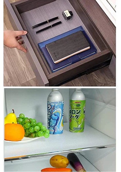 3 Metre Pvc Şeffaf Kaplama Kaydırmaz Dolap Içi Kaymaz Kaydırmaz Eva Raf Örtüsü modelleri