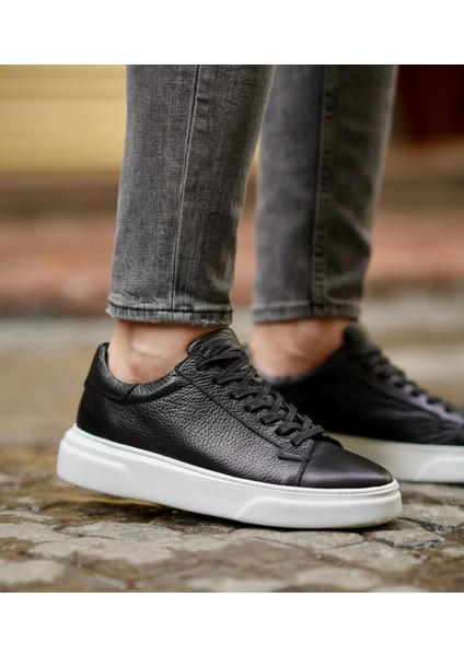 Taşpınar %100 Hakiki Deri Ortopedik Yazlık Hafif Erkek Rahat Günlük Büyük Numara Sneaker 38-47