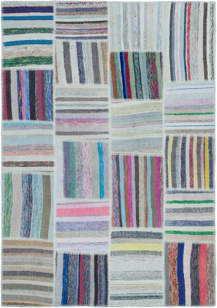 Atina Gri Eskitme Yün Modern Desenli Yün Hav Toz Vermez Leke Tutmayan Salon Yolluk Mutfak El Dokuma Halı