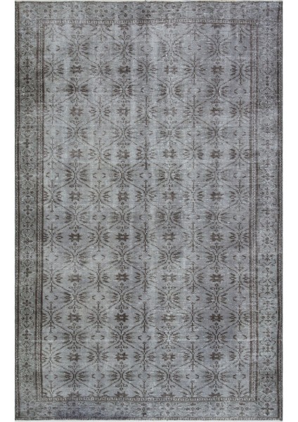 Atina Turkuaz Eskitme Yün Modern Desenli Yün Hav Toz Vermez Leke Tutmayan Salon Yolluk Mutfak El Dokuma Halı