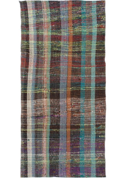 Teselya Bej Çizgili Yün Modern Desenli Yün Hav Toz Vermez Leke Tutmayan Salon Yolluk Mutfak El Dokuma Halı