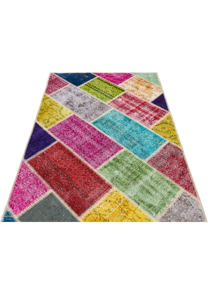 Teselya Mavi Çizgili Yün Modern Desenli Yün Hav Toz Vermez Leke Tutmayan Salon Yolluk Mutfak El Dokuma Halı modelleri