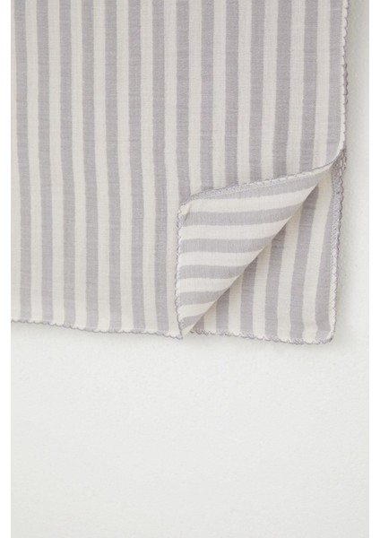 Yenidoğan Bebek Müslin Battaniye Çizgili Standart, Karışık Renk modelleri