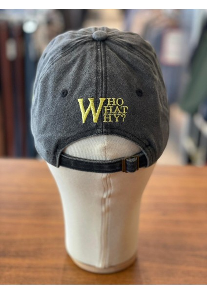 W Logo Vintage Yıkamalı Eskitme Cap Şapka modelleri