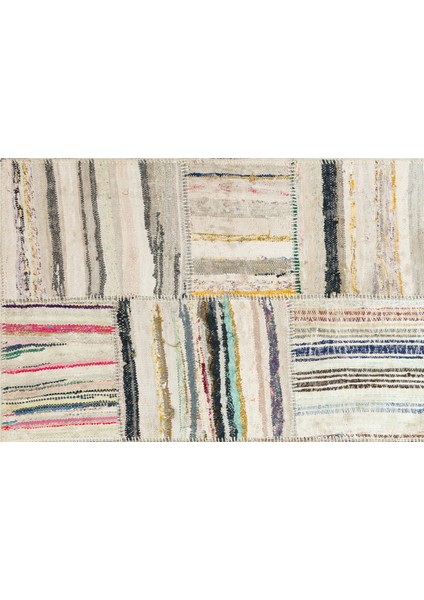 Girit Bej Çizgili Yün Modern Desenli Yün Hav Toz Vermez Leke Tutmayan Salon Yolluk Mutfak El Dokuma Halı modelleri