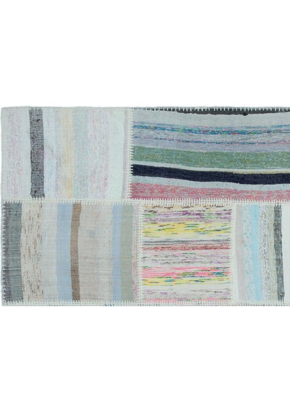 Girit Bej Çizgili Yün Modern Desenli Yün Hav Toz Vermez Leke Tutmayan Salon Yolluk Mutfak El Dokuma Halı fırsatları