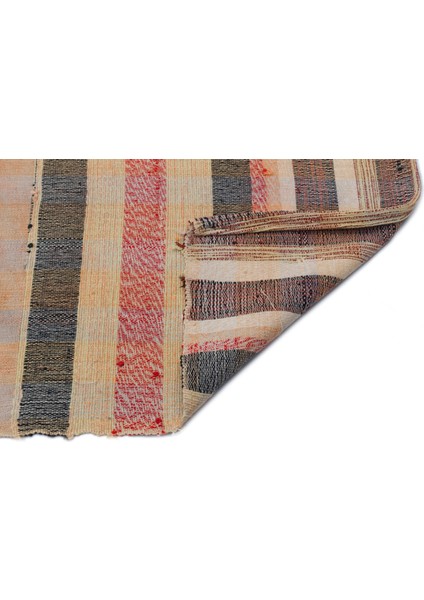 Girit Bej Çizgili Yün Modern Desenli Yün Hav Toz Vermez Leke Tutmayan Salon Yolluk Mutfak El Dokuma Halı fiyatları