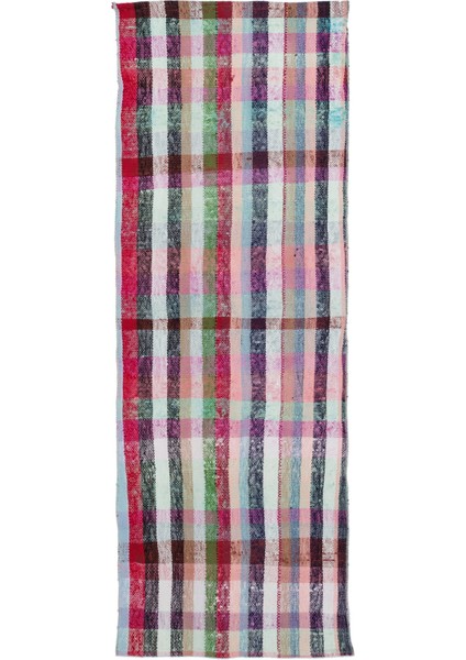 Girit Bej Çizgili Yün Modern Desenli Yün Hav Toz Vermez Leke Tutmayan Salon Yolluk Mutfak El Dokuma Halı