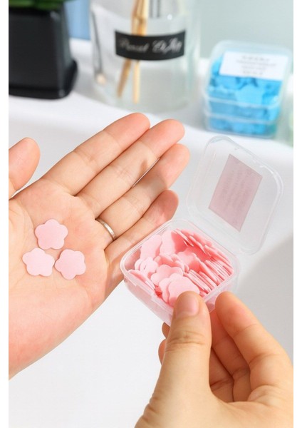 Pratik Hijyenik Çözüm 2 Adet Renkli Kağıt Sabun Kutusu 200 Yaprak Kokulu Tek Kullanımlık El Sabunu fiyatları