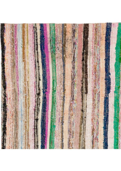 Teselya Bej Çizgili Yün Modern Desenli Yün Hav Toz Vermez Leke Tutmayan Salon Yolluk Mutfak El Dokuma Halı fırsatları