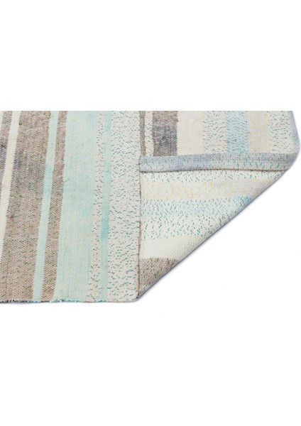 Atina Turkuaz Eskitme Yün Modern Desenli Yün Hav Toz Vermez Leke Tutmayan Salon Yolluk Mutfak El Dokuma Halı fiyatları