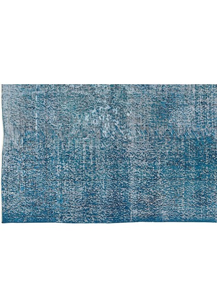 Atina Turkuaz Eskitme Yün Modern Desenli Yün Hav Toz Vermez Leke Tutmayan Salon Yolluk Mutfak El Dokuma Halı fırsatları