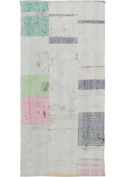 Teselya Bej Çizgili Yün Modern Desenli Yün Hav Toz Vermez Leke Tutmayan Salon Yolluk Mutfak El Dokuma Halı