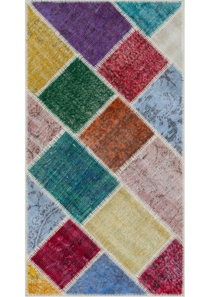 Girit Siyah Çiçekli Yün Modern Desenli Yün Hav Toz Vermez Leke Tutmayan Salon Yolluk Mutfak El Dokuma Halı