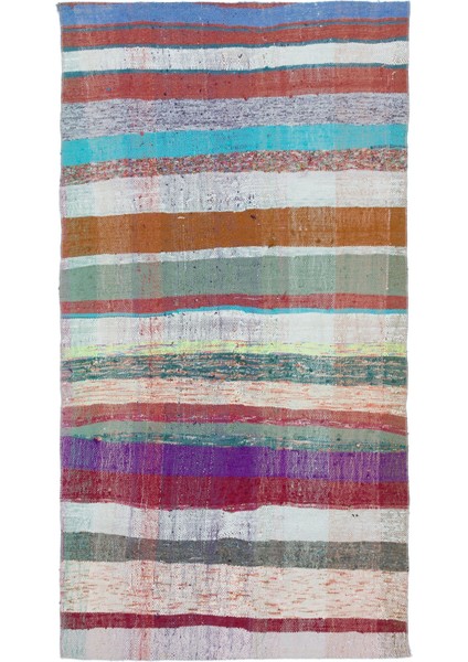 Teselya Bej Çizgili Yün Modern Desenli Yün Hav Toz Vermez Leke Tutmayan Salon Yolluk Mutfak El Dokuma Halı