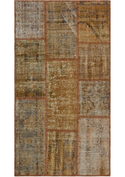 Girit Bej Çizgili Yün Modern Desenli Yün Hav Toz Vermez Leke Tutmayan Salon Yolluk Mutfak El Dokuma Halı