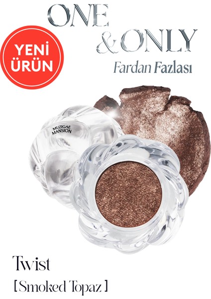 Yansımalı Krem Dokulu Çok Amaçlı Tekli Far Muzıgae Mansıon One&only Shadow Twist (Smoked Topaz)