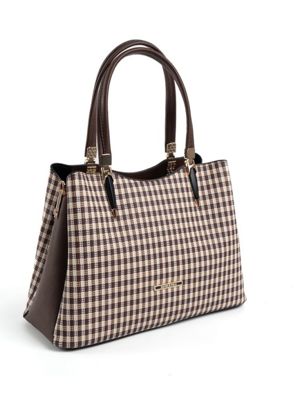 Kahve Sarı - Kahve SP1205 Kadın El Çantası modelleri