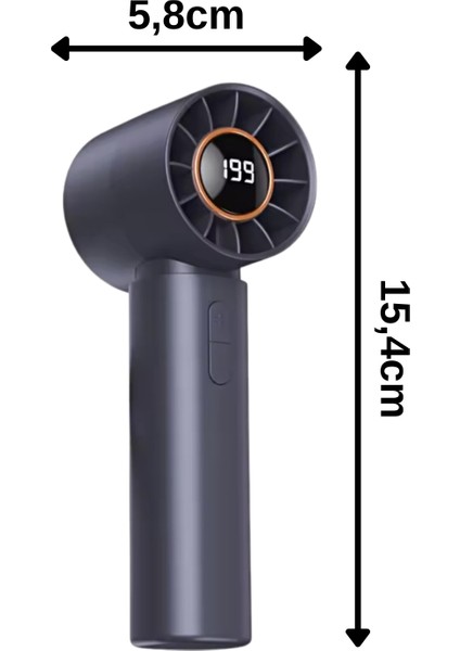 Taşınabililir Mini USB Şarjlı Turbo Dijital Ekranlı El Vantilatör Fan Soğutucu T12 fiyatları