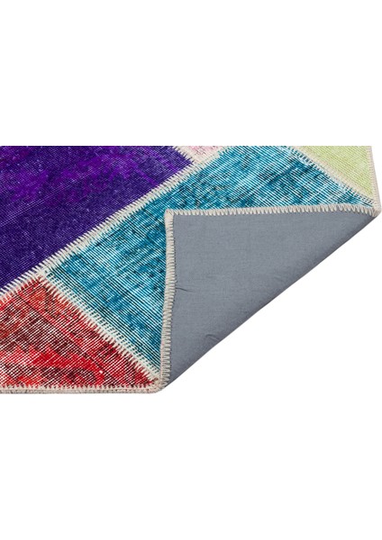 Teselya Mavi Çizgili Yün Modern Desenli Yün Hav Toz Vermez Leke Tutmayan Salon Yolluk Mutfak El Dokuma Halı fiyatları