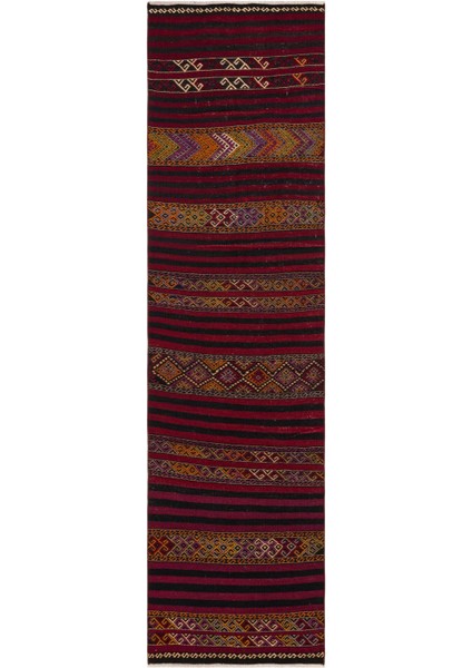 Iskece Siyah Eskitme Yün Modern Desenli Yün Hav Toz Vermez Leke Tutmayan Salon Yolluk Mutfak El Dokuma Halı