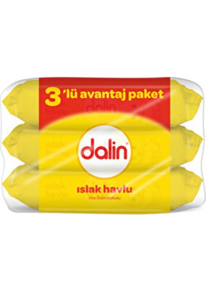 ( 1 Adet ) Dalin Klasik Islak Havlu 3X56 Adet