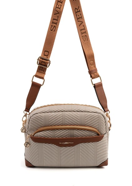 Bej - Taba SP1201 Kadın Çapraz Çanta