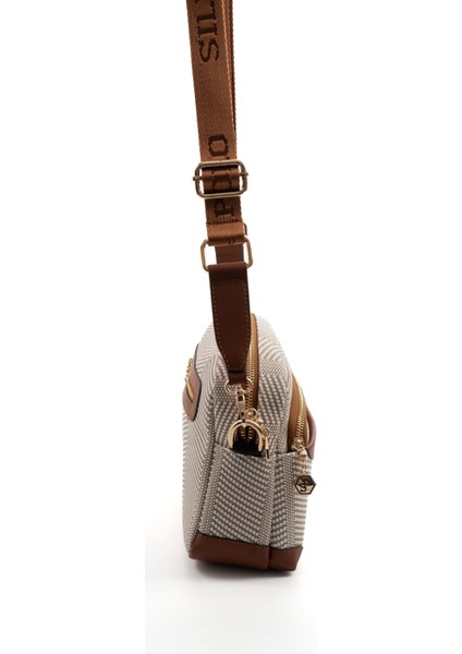 Bej - Taba SP1201 Kadın Çapraz Çanta modelleri
