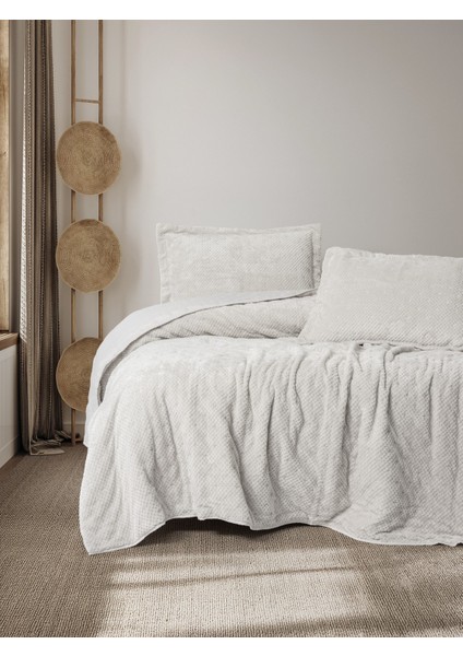 Softnest Çift Kişilik Yatak Örtüsü Boleta Taş