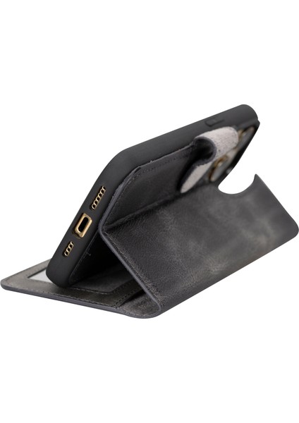 Bloomcase Apple iPhone 16 Pro Max – Ashen Sand Hakiki Deri Cüzdanlı Telefon Kılıfı modelleri