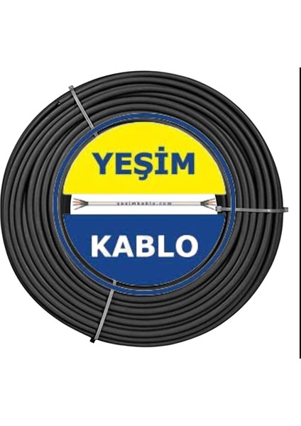 3x1.5 Ttr Kablo Cca 100 Metre Siyah Tam Kesit