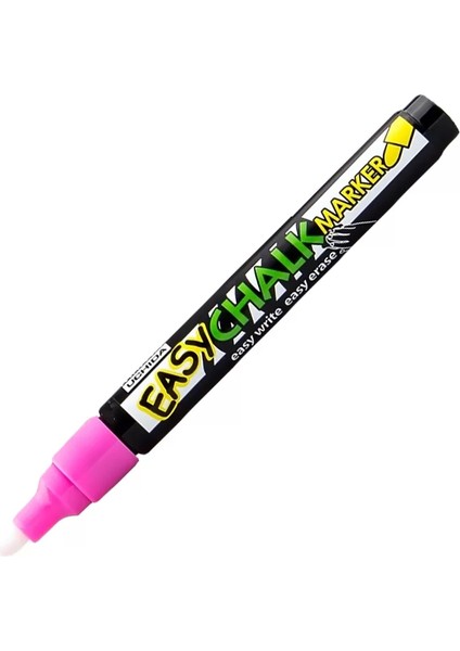 470 Sıvı Tebeşir Yuvarlak Uç Fosforlu Pembe