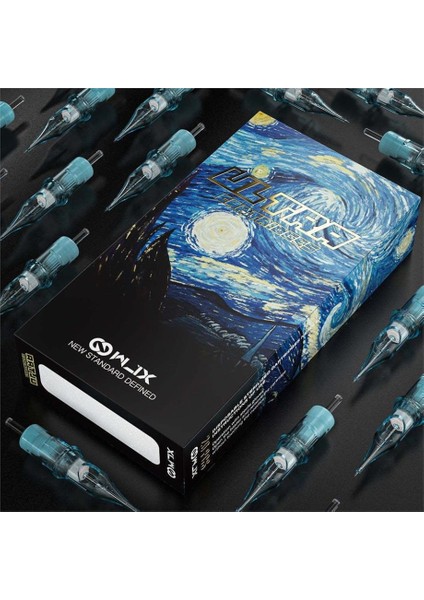 Ultra Cartridges - 0801 Rl Round Liner Long Taper - Kartuş Dövme İğnesi indirimleri